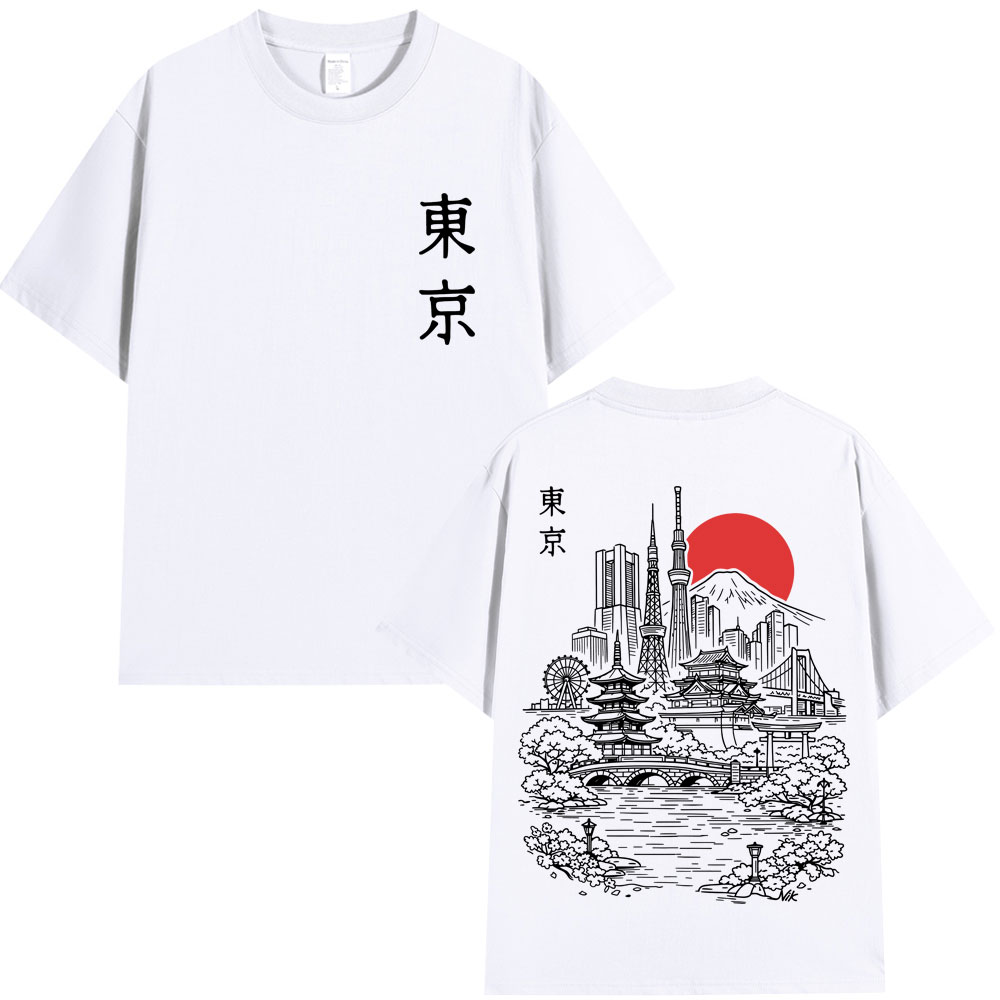 Vintage Fashion In Tokyo - Japanese Tokyo Style Sakura Travel Graphic