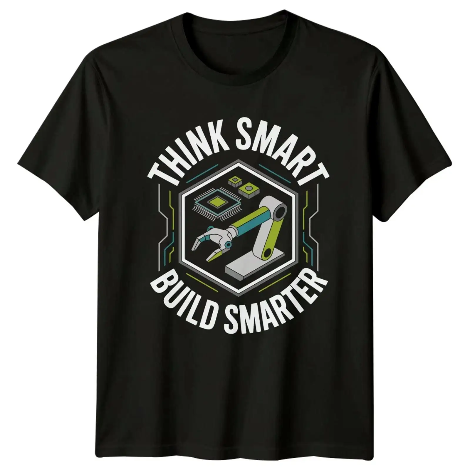 Vintage Fashion Herren - Think Smart Build Smarter Herren T