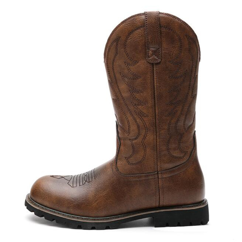 Vintage Fashion Boots - Fashion Designer Goth Men's Cowboy Boots