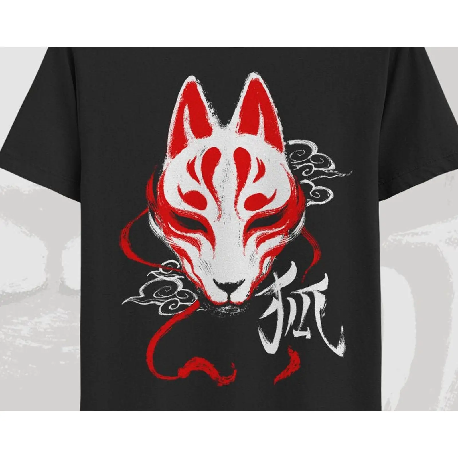 Vintage Fashion In Tokyo - Kitsune mask T shirt japanese fox