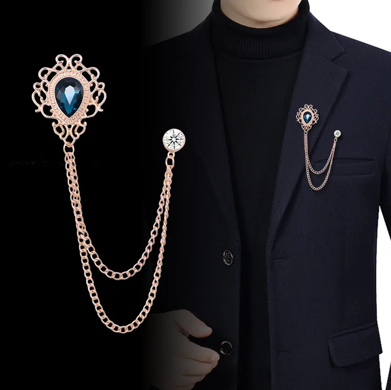 Vintage Fashion Women - New Vintage Tassel Chain Rhinestone Crystal