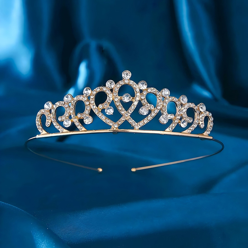 Vintage Fashion Photography - 1pc Simple Fashionable Ladies' Princess Crown