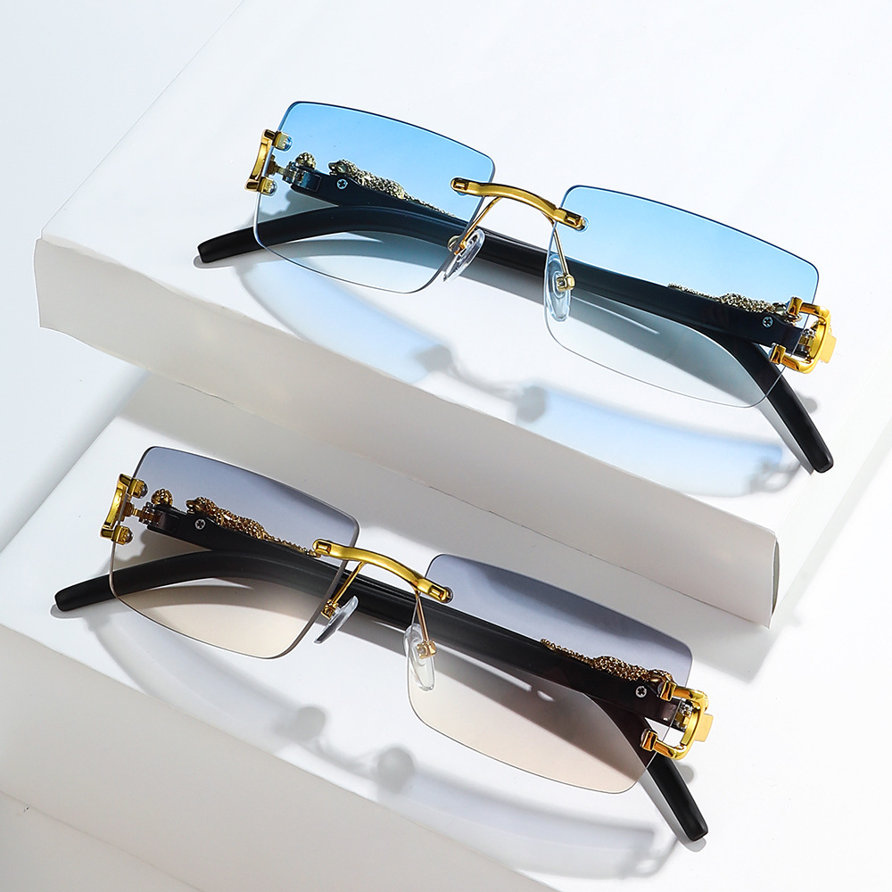 Vintage Fashion And Design - 1PCS Fashion Vintage Rimless Sunglasses Women
