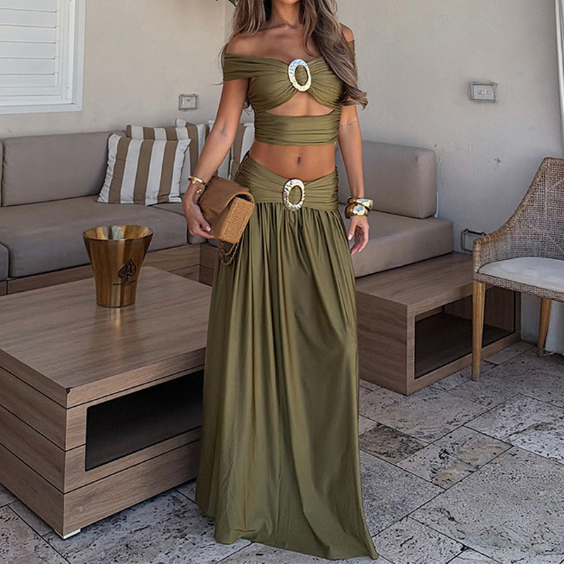 Vintage Fashion Expo - New Elegant One Shoulder Metal Buckle