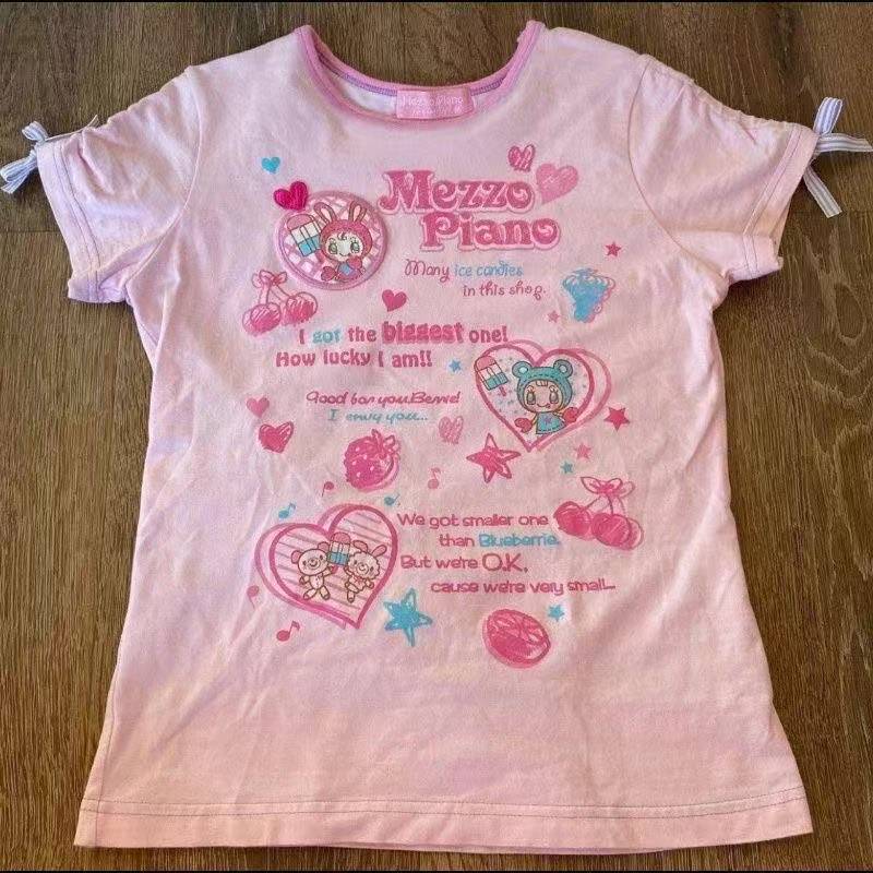 Vintage Kawaii Cute Short Slee - Vintage Fashion Women ulasan dan harga