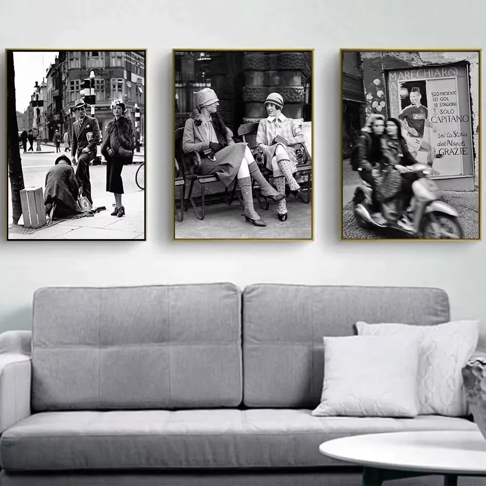 Fashion Black And White Vintag - Vintage Fashion Photography ulasan dan harga