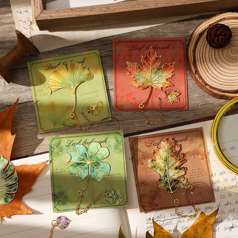1 Pcs Vintage Leaf Bookmark Wi - Vintage Fashion Books ulasan dan harga