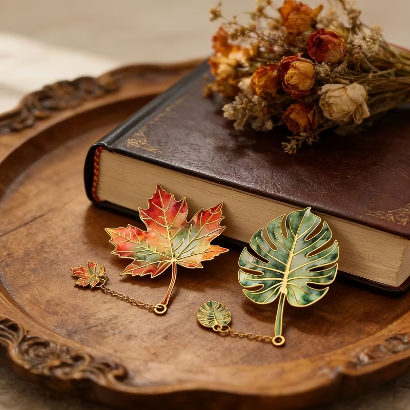 1 Pcs Vintage Leaf Bookmark Wi - Vintage Fashion Books ulasan dan harga