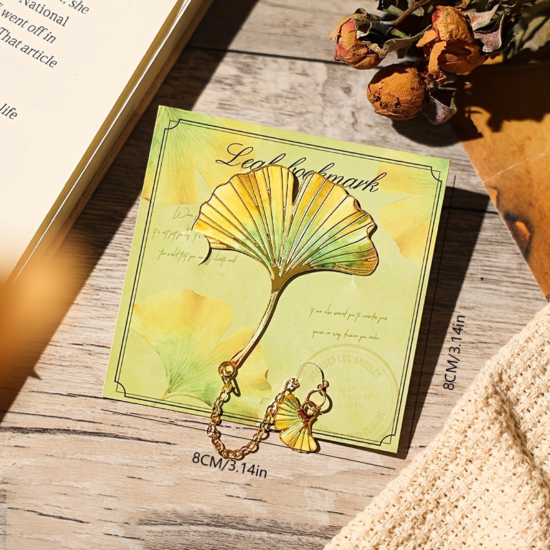 1 Pcs Vintage Leaf Bookmark Wi - Vintage Fashion Books ulasan dan harga