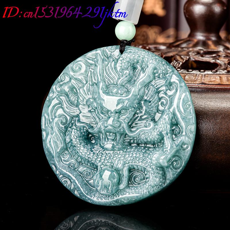 Burmese Jadeite Dragon Pendant - Vintage Fashion Women ulasan dan harga