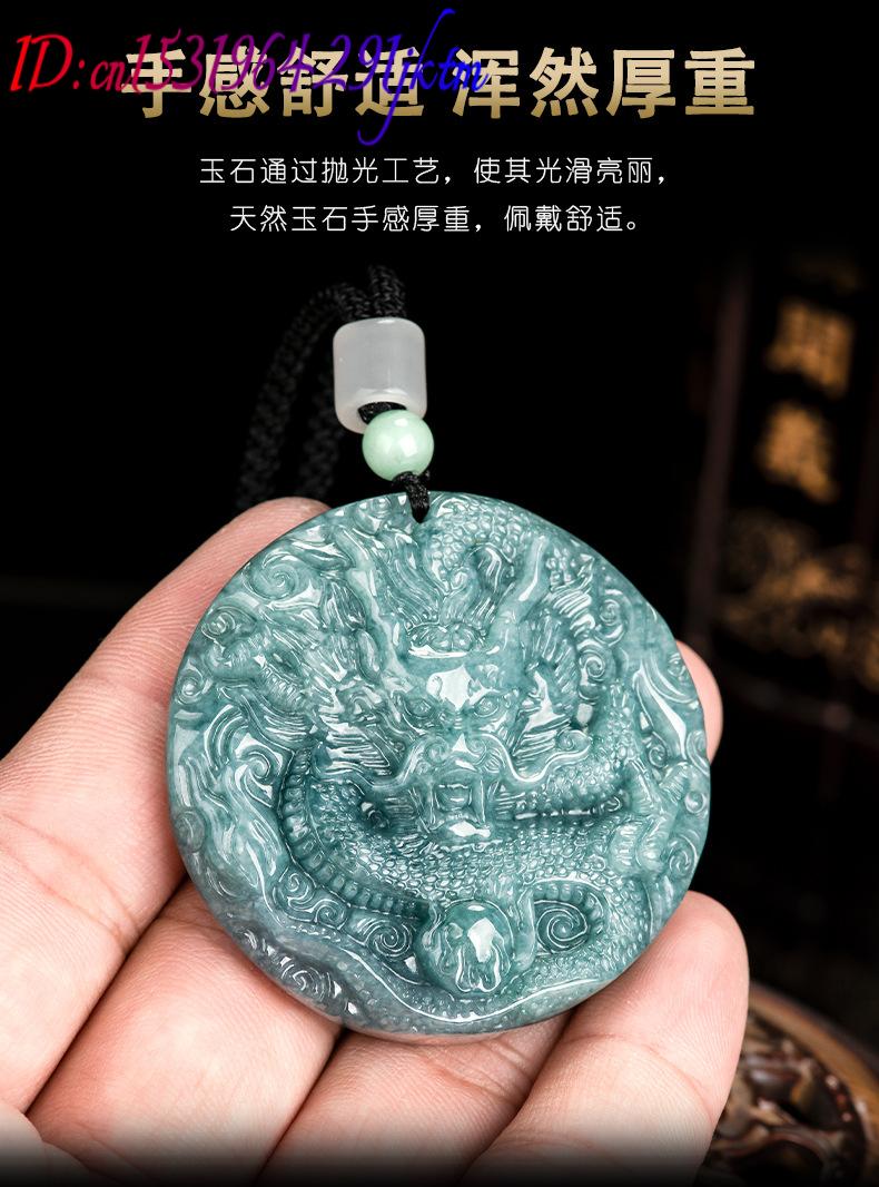 Burmese Jadeite Dragon Pendant - Vintage Fashion Women ulasan dan harga