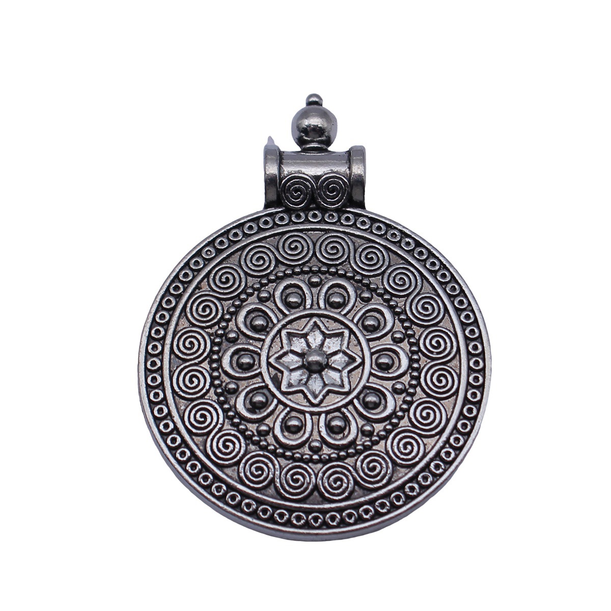 Boho Ethnic Mandala Pendant Fl - Vintage Fashion Guild ulasan dan harga