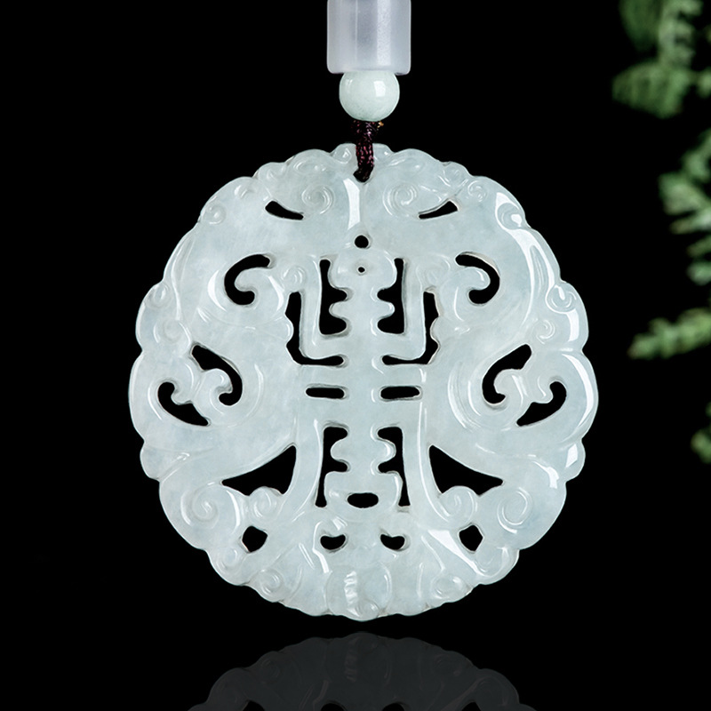 Burmese Jadeite Dragon Pendant - Vintage Fashion Women ulasan dan harga