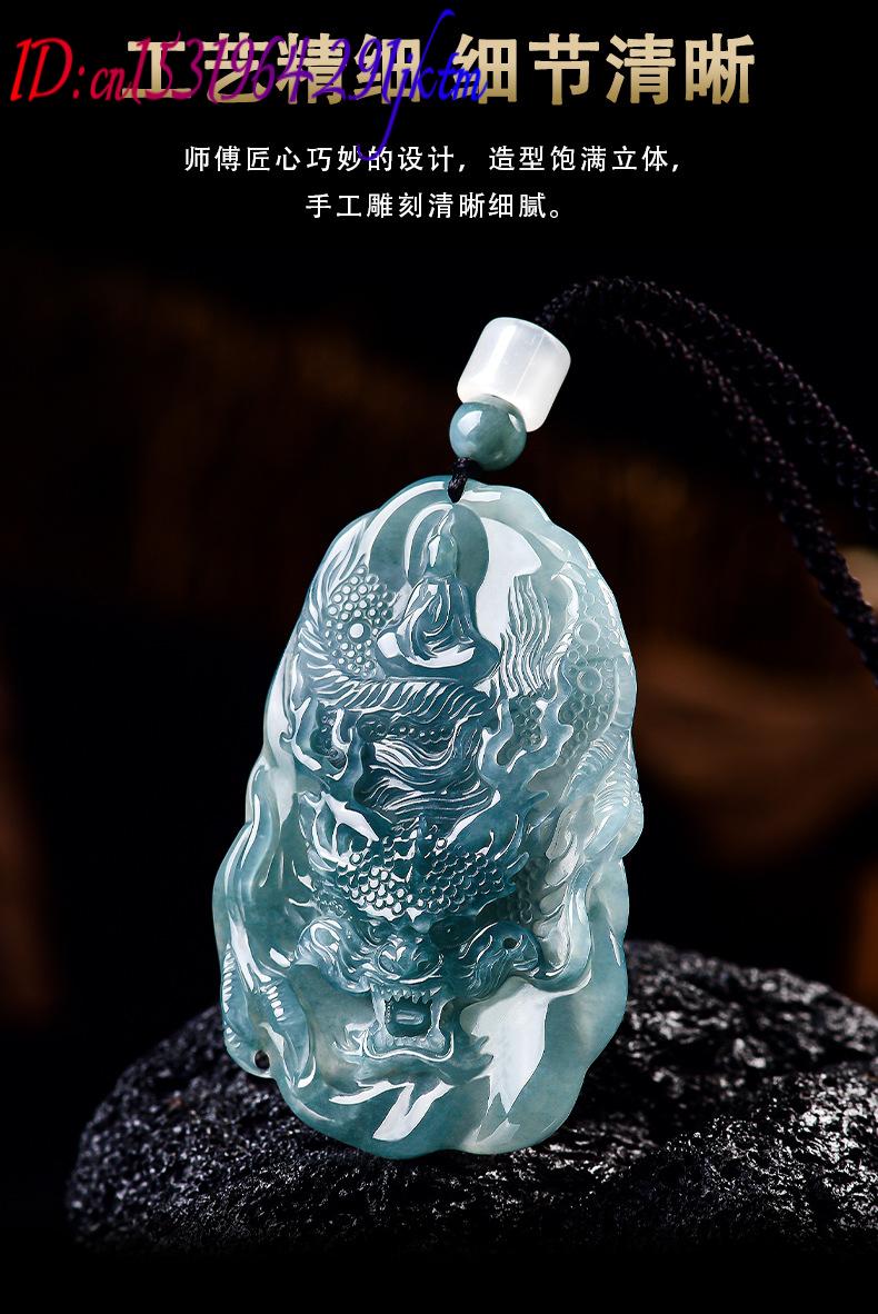 Natural Burmese Jadeite Dragon - Vintage Fashion Women ulasan dan harga
