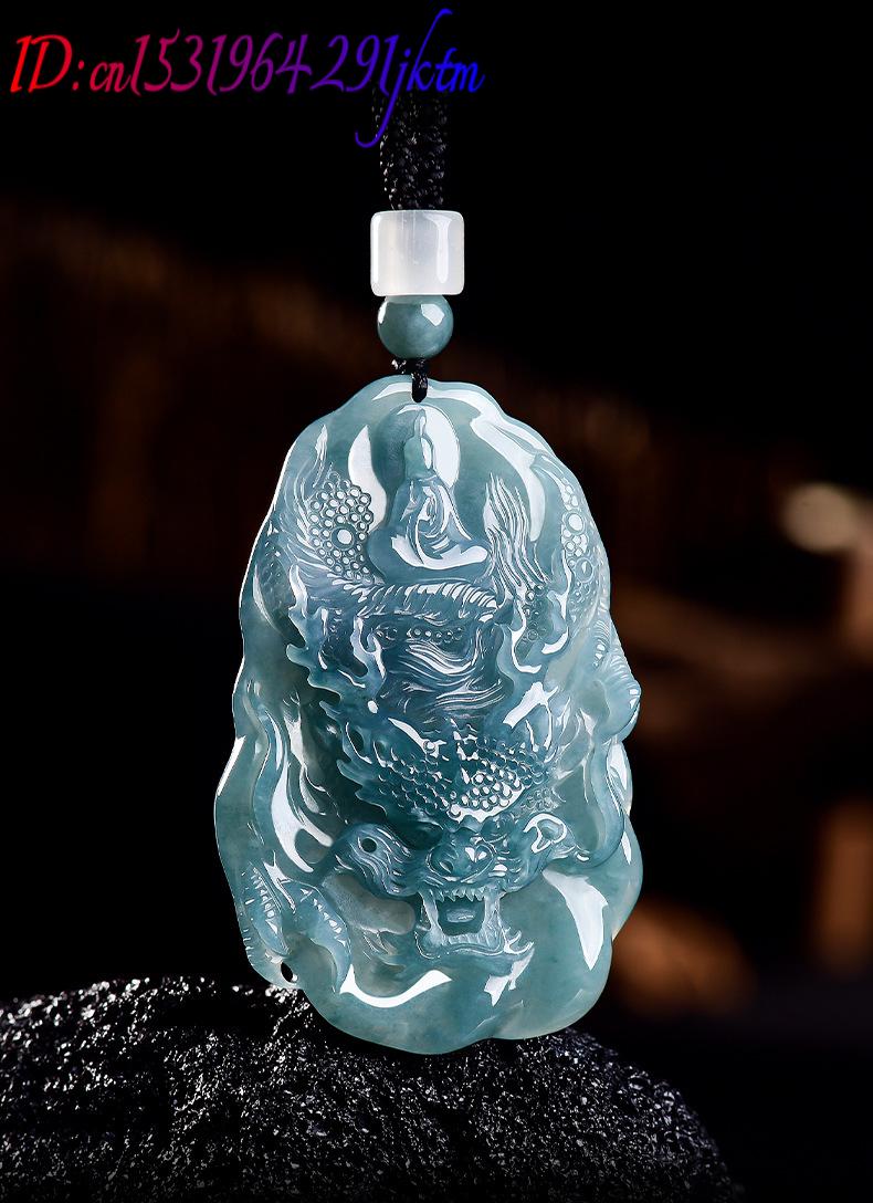 Natural Burmese Jadeite Dragon - Vintage Fashion Women ulasan dan harga
