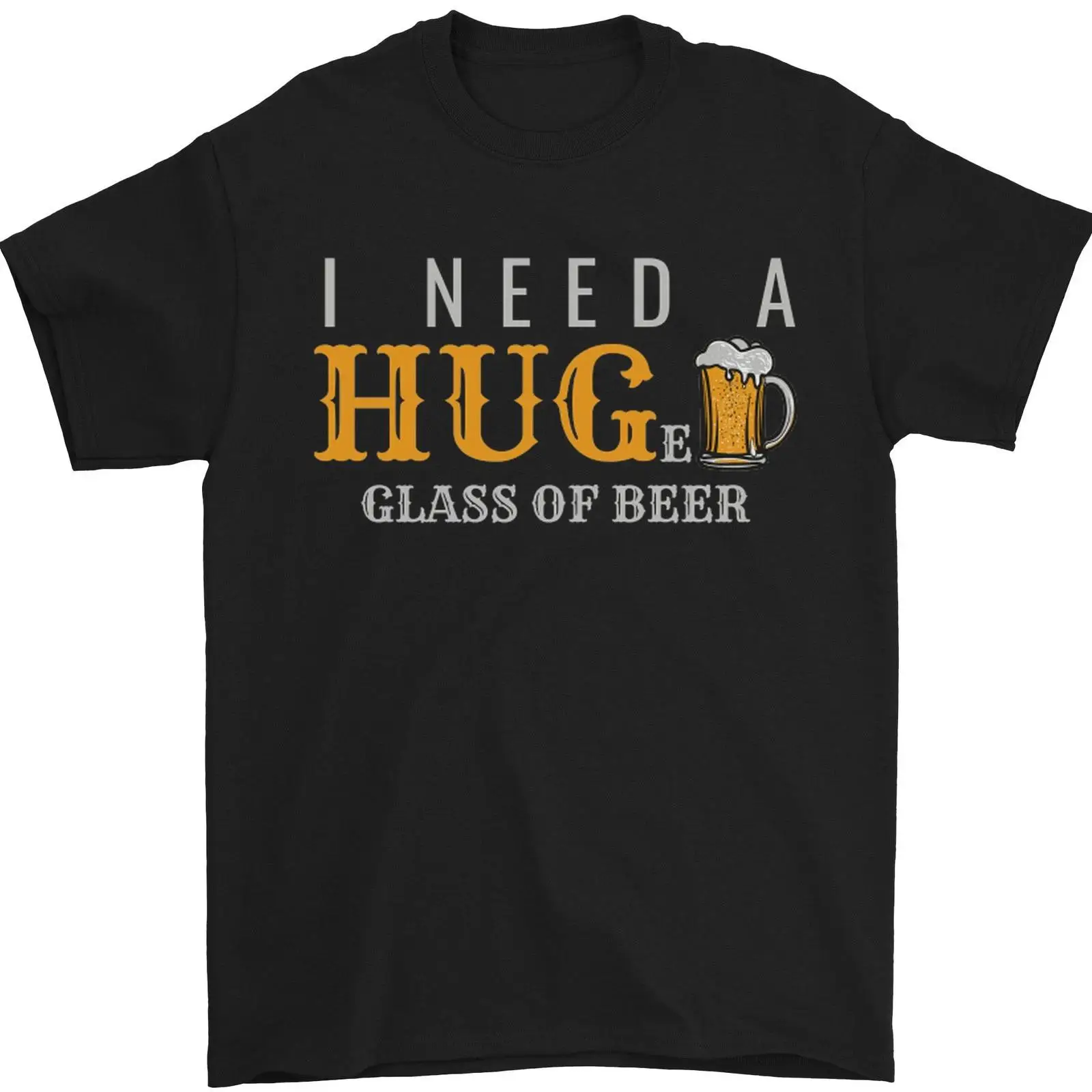 I Need A Riesig Glas Of Bier L - Vintage Fashion Herren ulasan dan harga