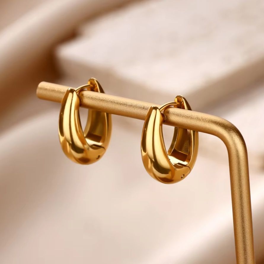 Vintage Small Oval Hoop Earrin - Vintage Fashion Ideas ulasan dan harga