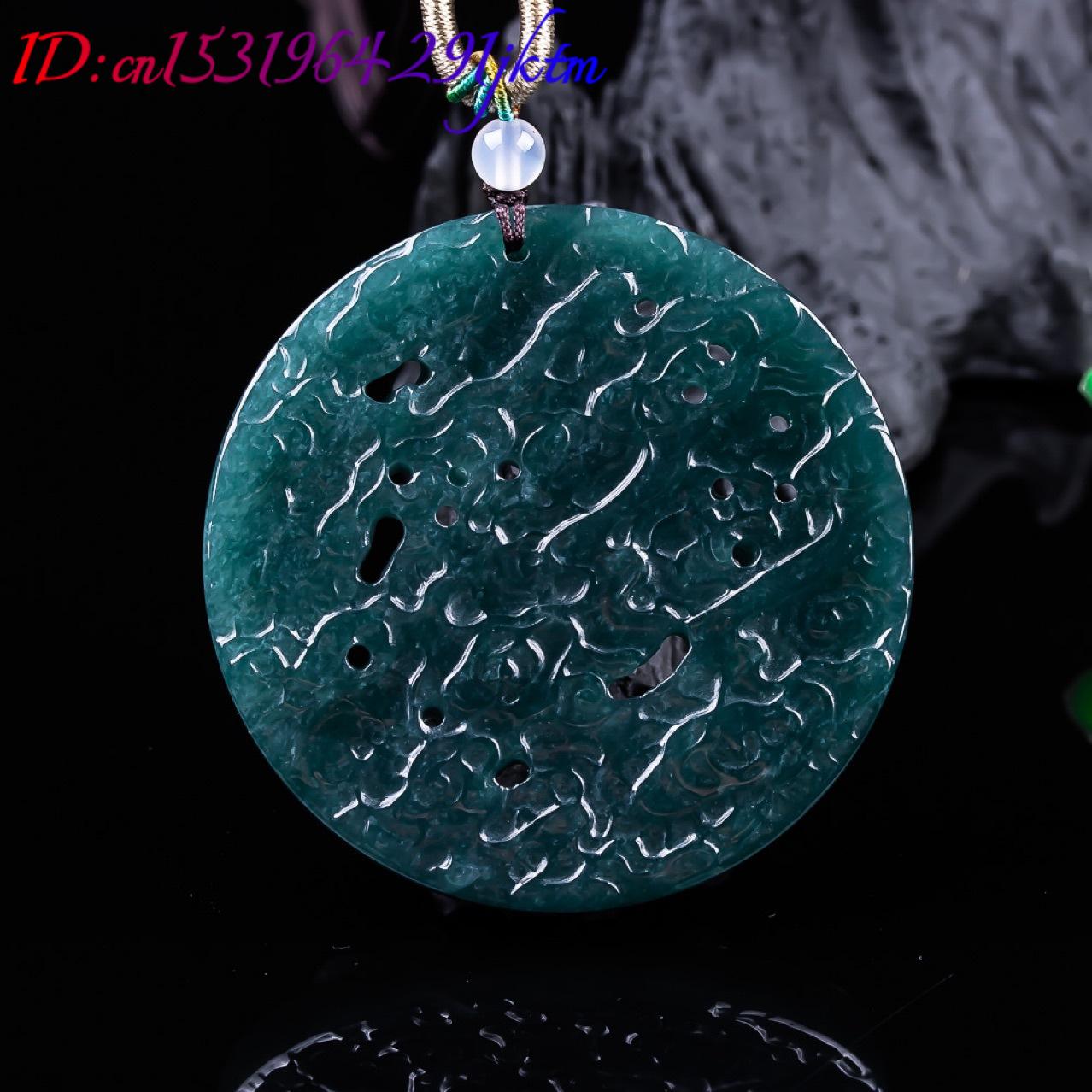 Burmese Jadeite Dragon Pendant - Vintage Fashion Women ulasan dan harga
