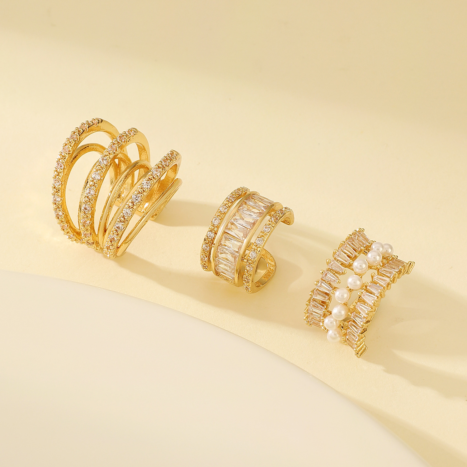 Korean Fashion Zircon Ear Clip - Vintage Fashion Guild ulasan dan harga