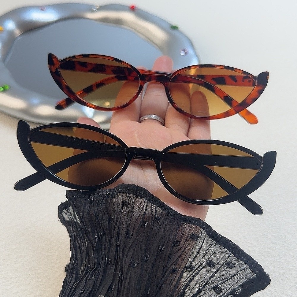 Fashion Half-frame Cat Eye Sun - Vintage Fashion Photography ulasan dan harga