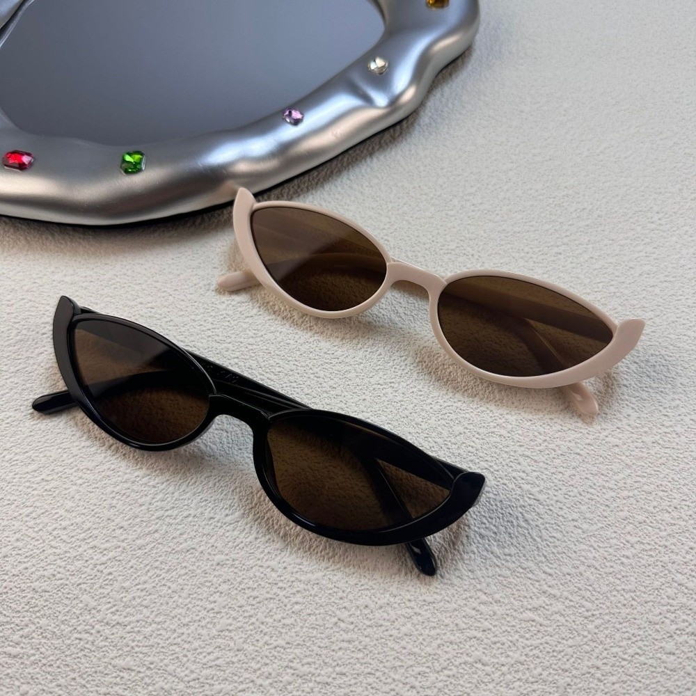 Fashion Half-frame Cat Eye Sun - Vintage Fashion Photography ulasan dan harga
