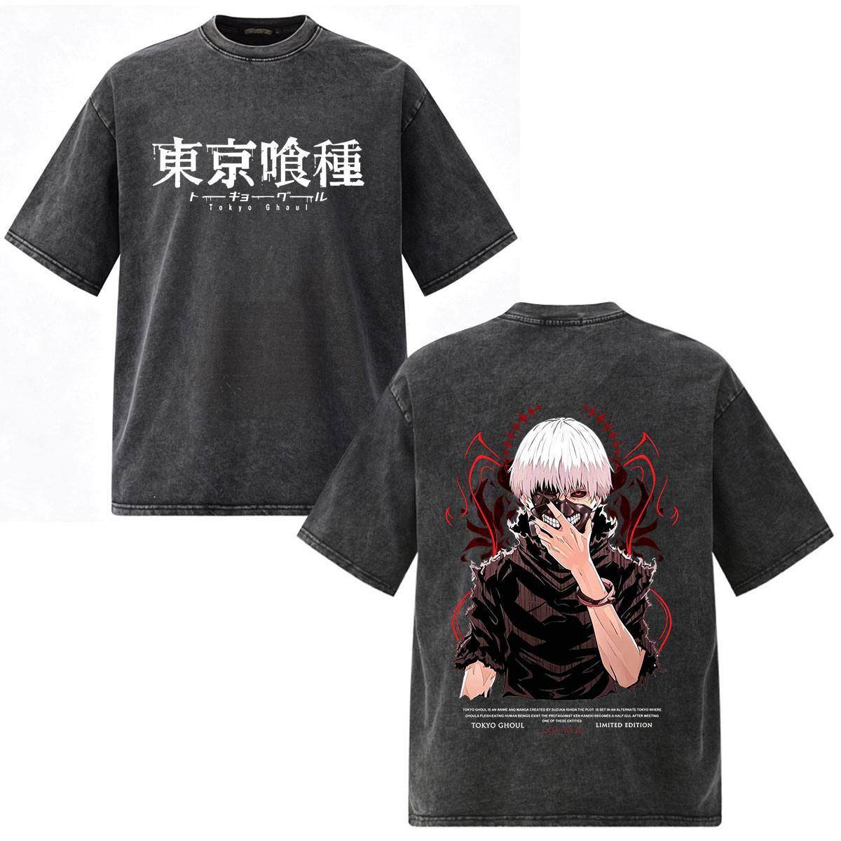 Vintage Washed Anime Tokyo Gho - Vintage Fashion In Tokyo ulasan dan harga