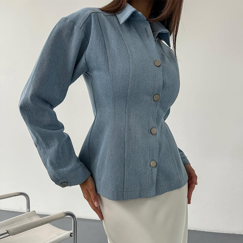 KT Vintage Waist Cinching Deni - Vintage Fashion Women ulasan dan harga