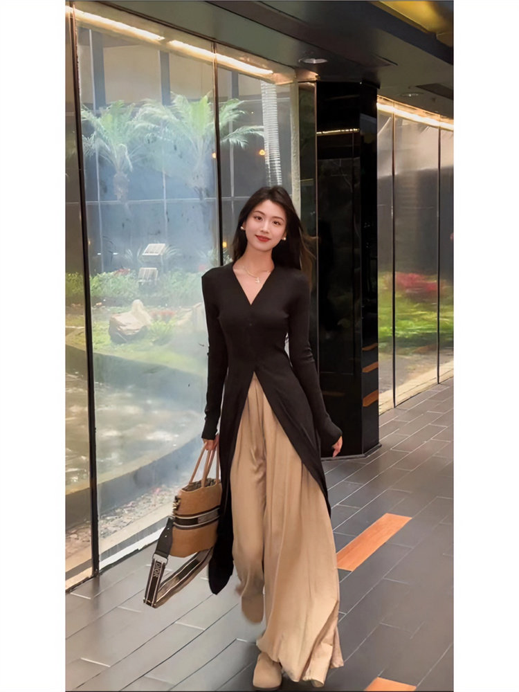 Art Student Vintage Long Coat  - Vintage Fashion Wear ulasan dan harga