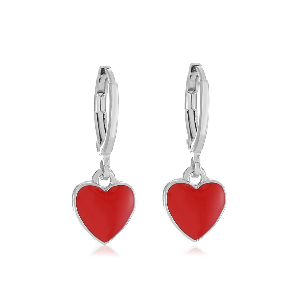 Vintage Red Heart Earrings Fas - Vintage Fashion Guild ulasan dan harga