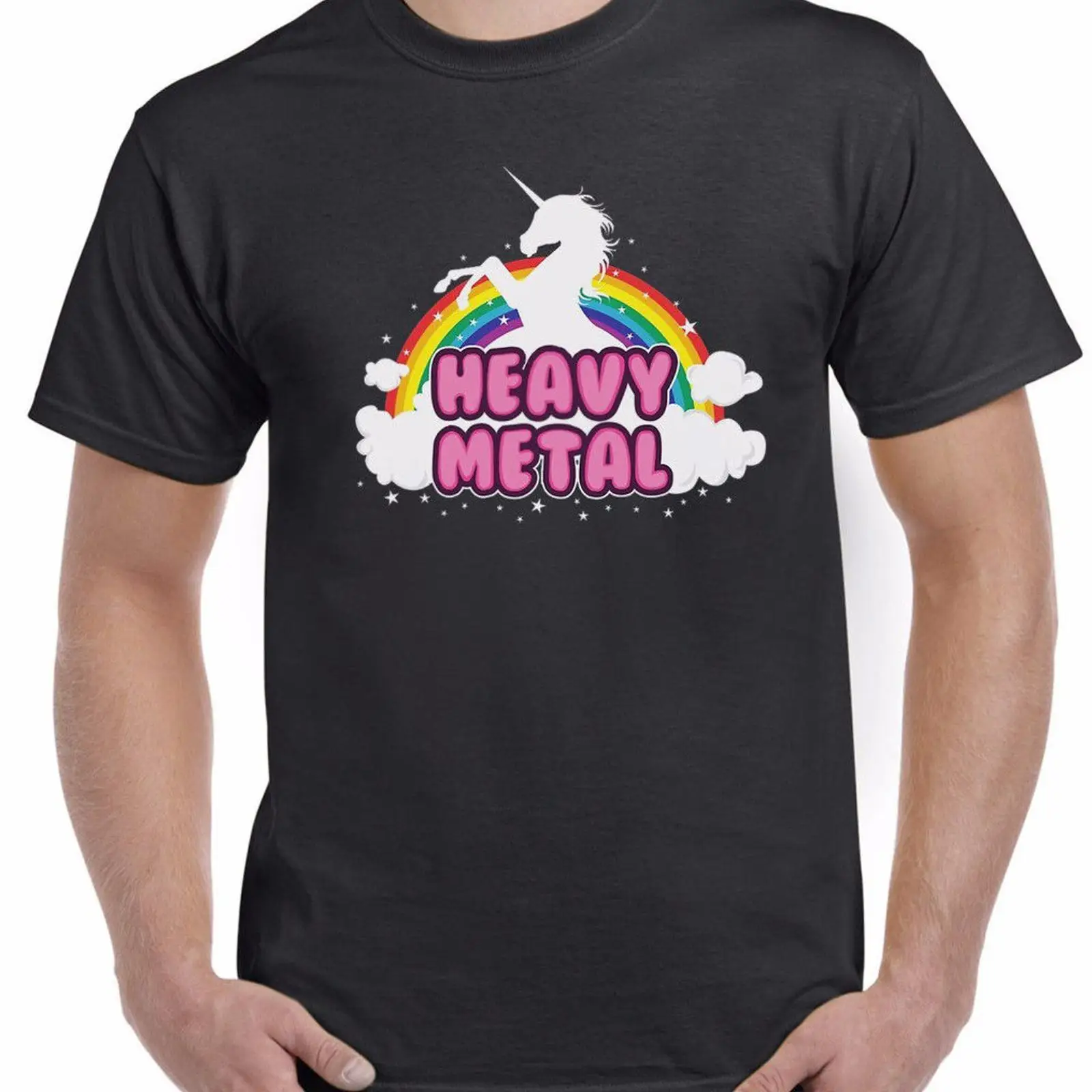 T Shirt Einhorn Schwermetall l - Vintage Fashion Herren ulasan dan harga