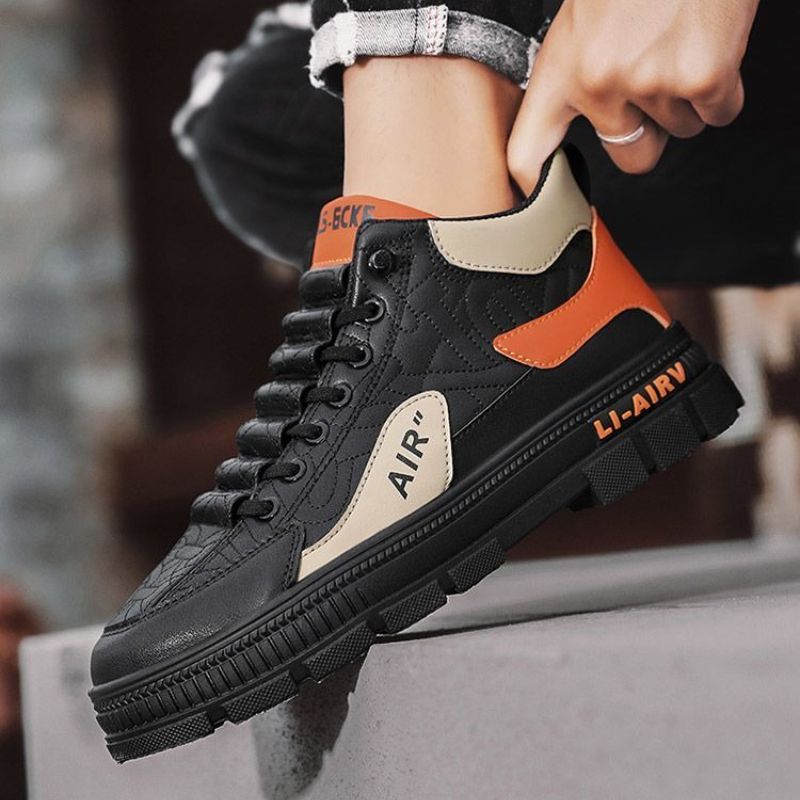 Slip-On Platform Men's Boots S - Vintage Fashion Boots ulasan dan harga