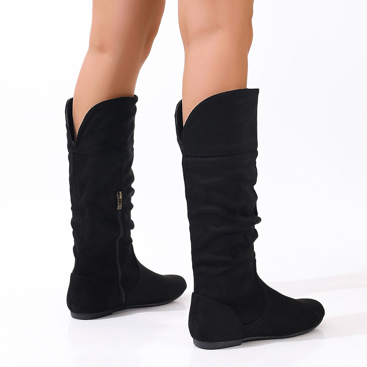 European and American Solid Co - Vintage Fashion Boots ulasan dan harga