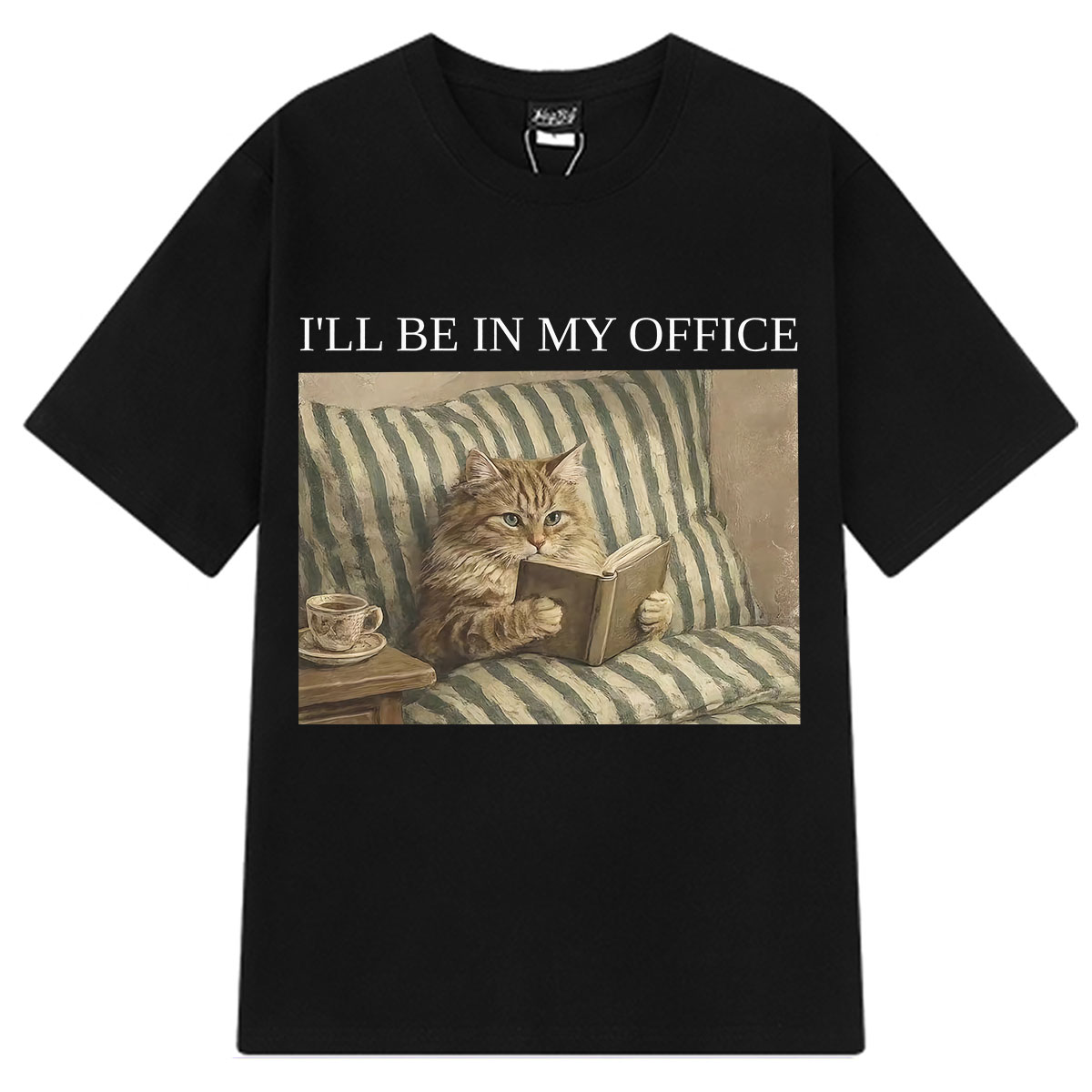 Ill Be in My Office Cat Funny  - Vintage Fashion Books ulasan dan harga