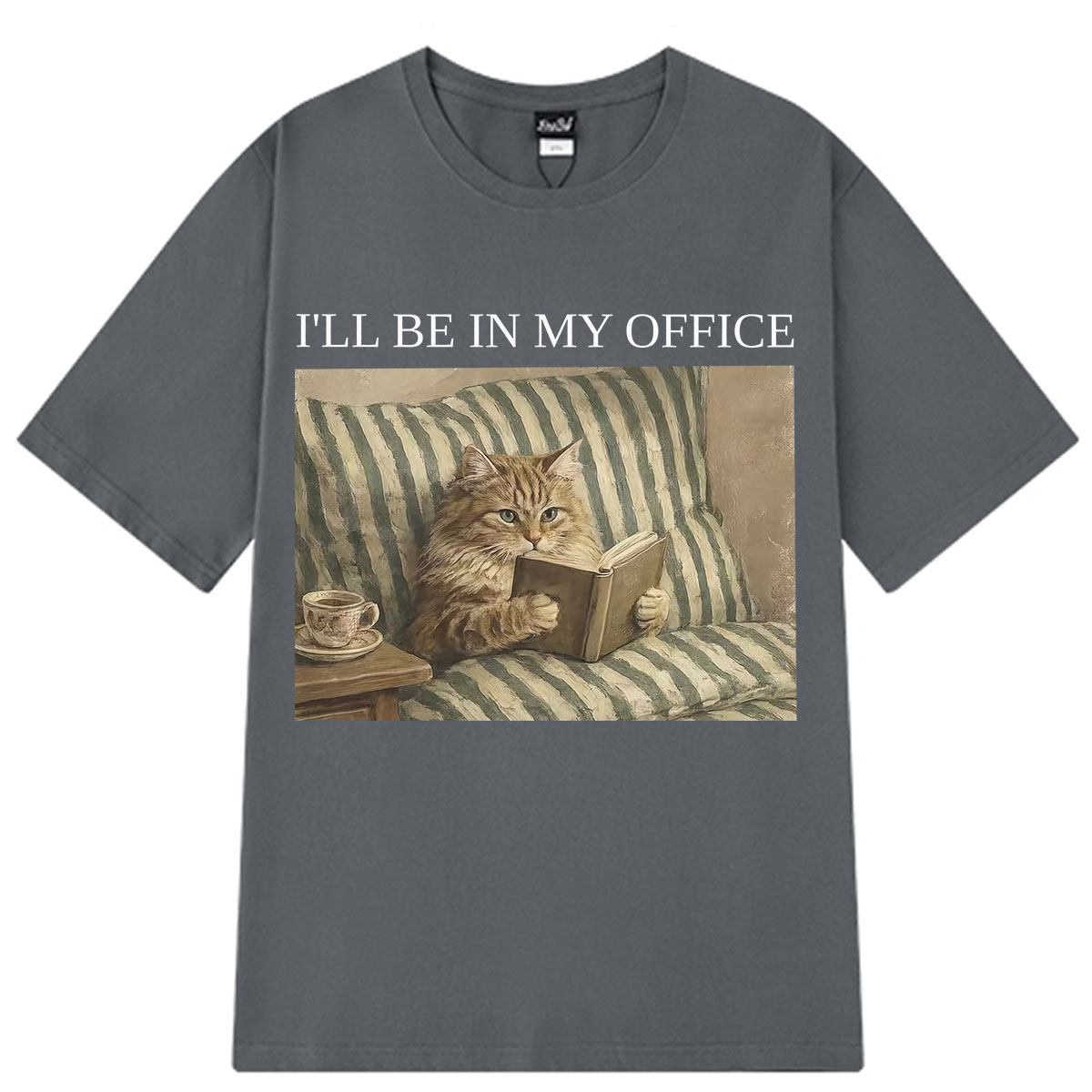 Ill Be in My Office Cat Funny  - Vintage Fashion Books ulasan dan harga