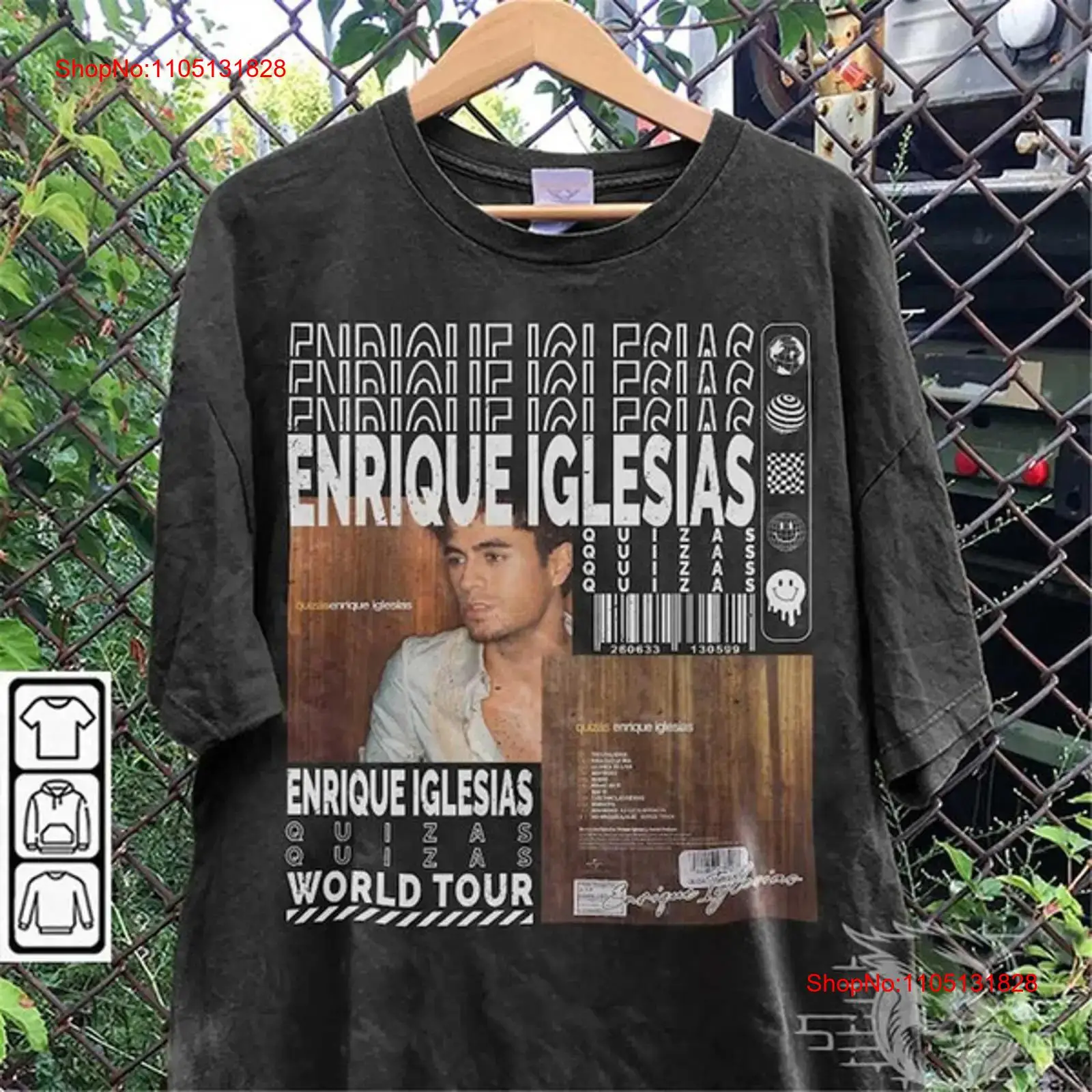 Enrique Iglesias Music T Shirt - Vintage Fashion Quiz ulasan dan harga