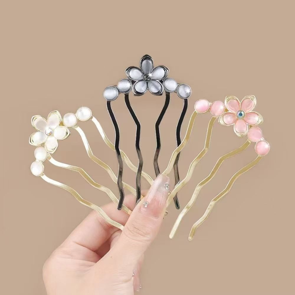 1/3pcs Elegant Floral MetalPea - Vintage Fashion Ads ulasan dan harga