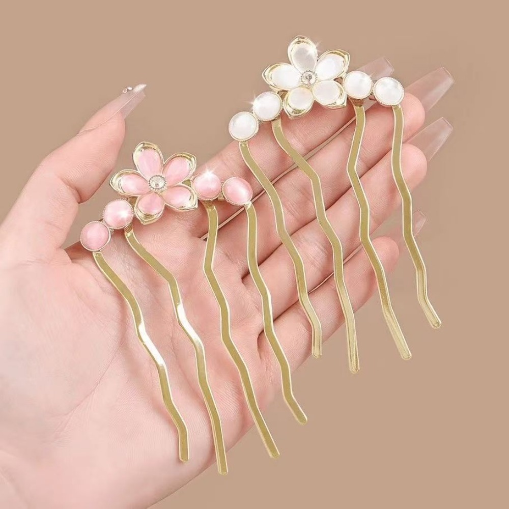 1/3pcs Elegant Floral MetalPea - Vintage Fashion Ads ulasan dan harga